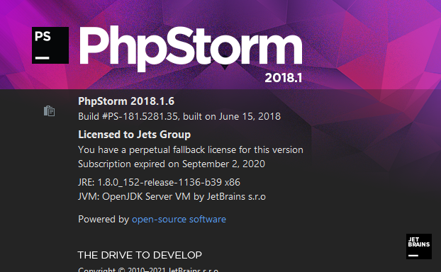 phpstorm2018破解版下载(带小程序商城源码)